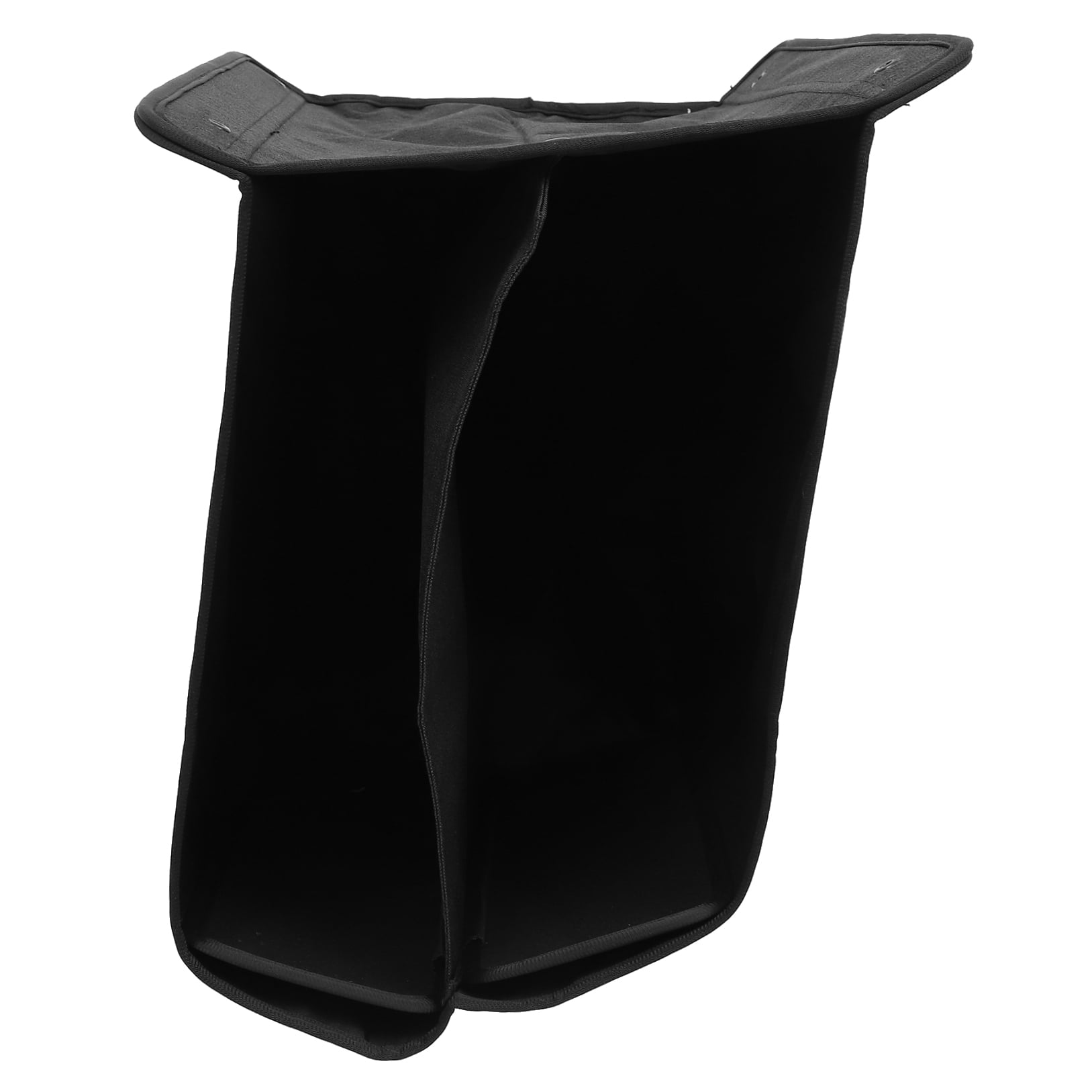 WEUVEB Black Foldable Under Desk Storage Organizer with Multiple Compartments, Large Capacity Office and Home Desk Organizer
