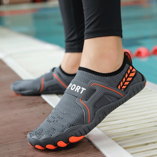 Zapatos de buceo antideslizantes Zapatos de agua cómodos Suministros al aire libre (Gris 42) DQrwqpou Tenis De Mujer Tenis De Hombre