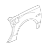 Genuine OE GM Quarter Panel - 22813567