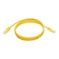 thumbnail image 2 of Eaton Tripp Lite Series Cat6 Gigabit Molded (UTP) Ethernet Cable (RJ45 M/M), PoE, Yellow, 5 ft. (1.52 m) - Patch cable - RJ-45 (M) to RJ-45 (M) - 5 ft - UTP - CAT 6 - IEEE 802.3ab/IEEE 802.5 - molded, stranded - yellow, 2 of 9