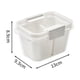 thumbnail image 2 of Fiudx Caja Bento de Frutas, Contenedor Portátil para Refrigerios, Bandeja Dividida Versátil, Soporte para Refrigerios Fácil de Limpiar, Ideal para Picnics, Idea de Regalo Práctica, Material Apto para, 2 of 2
