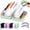 Green, variant on Weekly Pill Organizer with 14 Coded Waterproof Pouches, Large Reusable Medicine Travel Case with Binder-Style Metal Rings,with Color-Coded Labels (Gray)