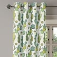 thumbnail image 2 of Ambesonne Cactus Grommet Curtain, Tropical Foliage Motif, 50" x 120", Green Reseda Green, 2 of 6