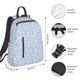 thumbnail image 2 of Easygdp Gray White Floral para Easygdp Yak - Mochila Casual Ligera y Resistente para Viaje y Senderismo para Hombres y Mujeres, 2 of 7