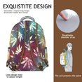thumbnail image 5 of Marijuana Design College Backpack for Seminars - Durable Student Bookbag with Laptop Sleeve, Trendy Daypack for High School and University, Perfect Gift for Enthusiasts, 5 of 6