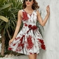 thumbnail image 3 of Halloween Horror Bloody Sundress Sleeveless Dress Summer Women Clothes Dress for Women Dresses, 3 of 7