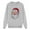 Women-Grey, variant on Fiaer Christmas Sweatshirts for Family Shine Santa Printed Xmas Pullover Crew Neck Long Sleeve Baggy Trendy Holiday Tops Kid 140