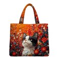thumbnail image 7 of Yopmin Quilted Tote Bag Large Cat Dog Casual Vintage Work Large Shoulder Grocery Carry Tote Handbag for Shopping, 7 of 7