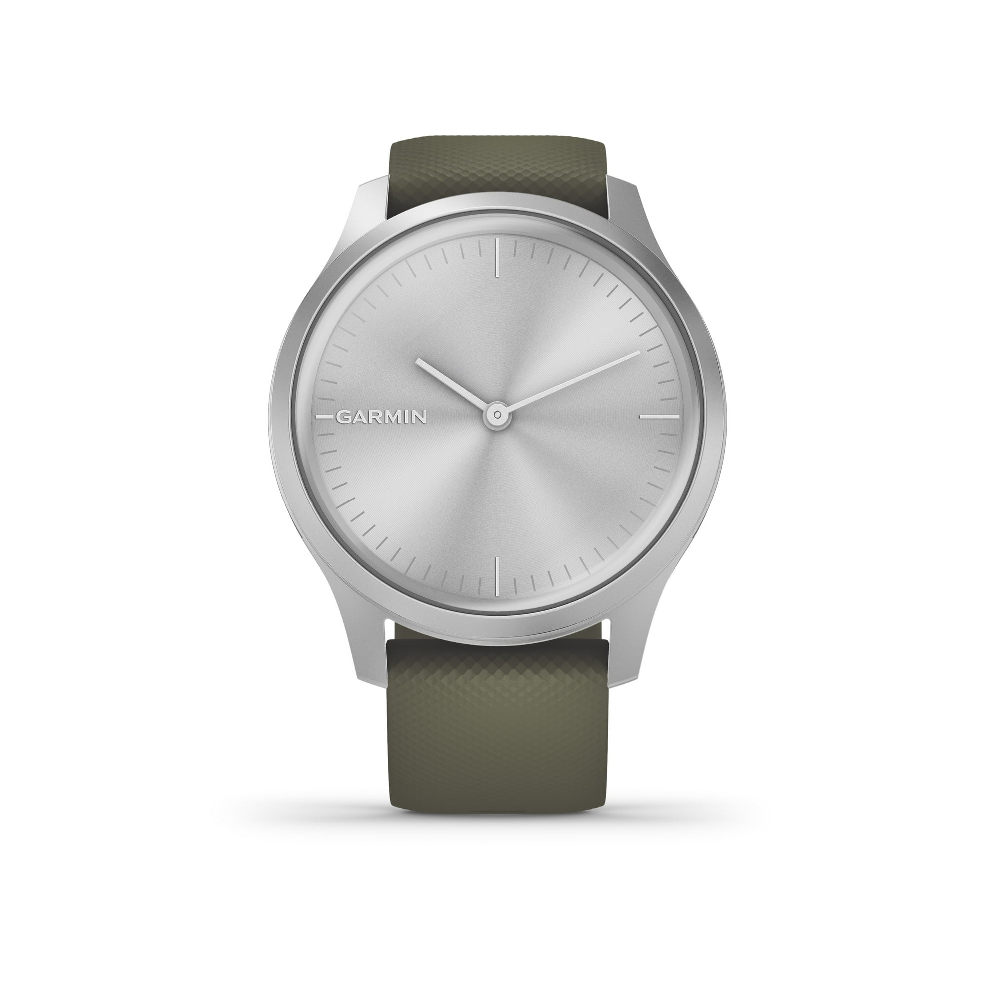 Garmin 010-02240-01 vivomove Hybrid Smartwatch (Style, Silver