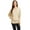 Cream, variant on Women's Trendy style dolman sleeves solid tunic top