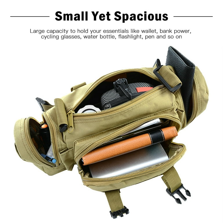 Multi-functional Waist Pack Bike Front Handle Bag Fishing Tackle