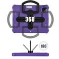 thumbnail image 4 of Case for iPad Pro 11 inch Case M5 2025/ M4 2024 with Shoulder Strap, Shockproof Handle Kickstand, Purple, 4 of 7
