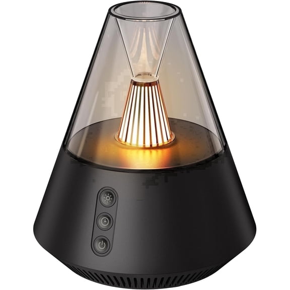 Kipcush 30 Non-Looping White & Pink Noise, Adjustable Night Light Sound Machine w/ Memory Recall for Baby and Adult Black