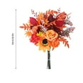 thumbnail image 3 of DefiDgd Thanksgiving Faux Sunflowers Home Decoration,Fake Flowers Bouquet with Long Stems,Sunflowers Bouquet Faux Sunflower Arrangement for Home Vase Table Wedding Garden Fall Decor(D), 3 of 3