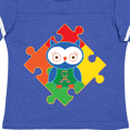 thumbnail image 4 of Inktastic Autism Awareness Puzzle Piece Owl Boys or Girls Toddler T-Shirt, 4 of 5