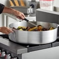 thumbnail image 2 of Truecraftware – 35 qt. Aluminum Brazier Pot with Cover/Lid Heavy Weight Braiser Pan Mirror Finished NSF, 2 of 5