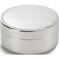thumbnail image 1 of Fashion Nickel-Plated Round Beaded Lid Box (3.5 X 3.5) Made In China gm14693, 1 of 4