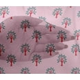 thumbnail image 4 of oneOone Viscose Chiffon Fabric Floral & Flying Swan Block Print Fabric By Yard 42 Inch Wide, 4 of 4