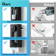 thumbnail image 5 of Mouthwash Dispenser for Bathroom, 18.26 Oz (540Ml) Touchless Auto Mouth Wash Dispenser with Magnetic Cups Black, 5 of 5