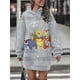 thumbnail image 2 of 2024 Vestido con capucha para mujer, vestido informal de estilo minimalista callejero, sudaderas con capucha, traje 3d, sudaderas con capucha de anime, ropa para mujer, 2 of 5