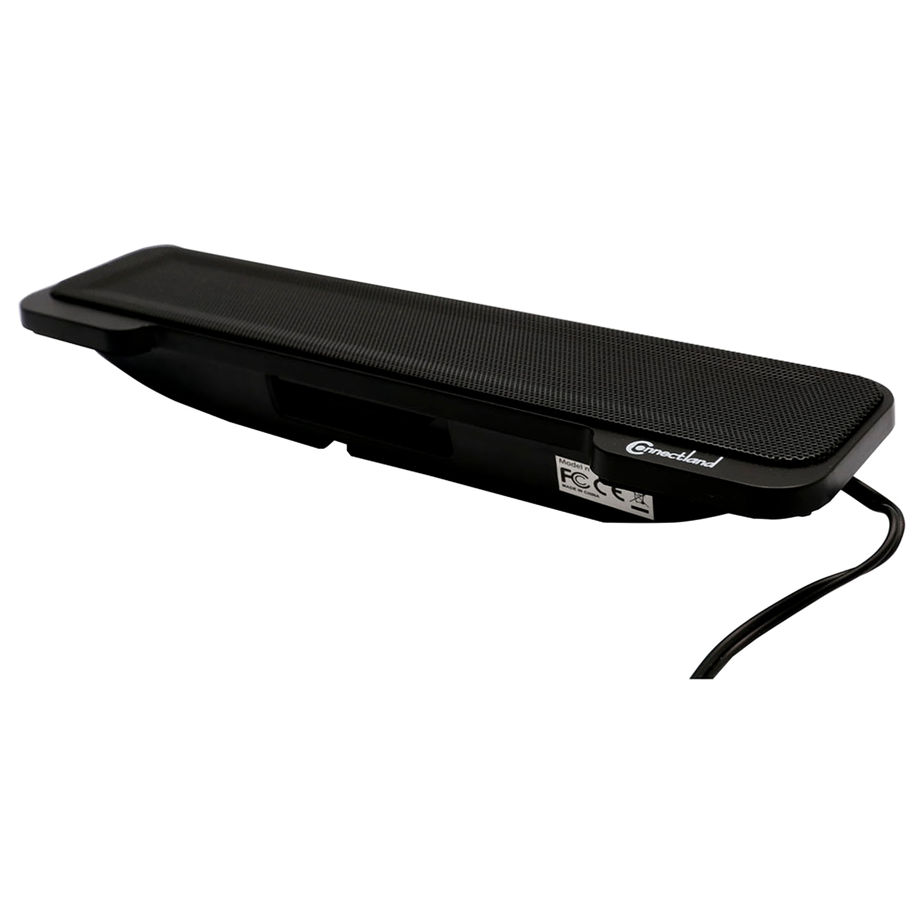 Connectland 1486-CL-SPK20138 USB Computer Speakers with Sound Bar Speaker System, Black