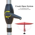 thumbnail image 5 of Domi Outdoor 11.32'×8.69' Outdoor Patio Market Umbrella with Aluminum Pole, UV-Resistant Canopy, Wind Vent, Tilt & Crank System—Ideal for Patio, Garden, Deck, Pool, Outdoor Dining, 5 of 7