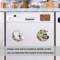thumbnail image 3 of Colorful Art Flowers Pattern 2 Pack 4x2.5 Inch Magnetic Stickers Thick and Strong for Fridge Dishwasher Teaching, 3 of 5