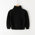thumbnail image 2 of Hjtefg Baby Toddler Sweater - Cozy Round Neck Pullover, Warm Turtleneck Knit Top, Soft Stretch Winter Clothes for Boys & Girls,Color: Black Size: 8-9 Years, 2 of 3