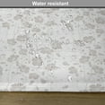 thumbnail image 6 of Ambesonne Nature Place Mats Set of 4, Romantic Home Flowers, Standard Size, Pale Grey, 6 of 6