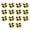 Yellow, variant on Gieenan 14Pcs Nonslip Golf Spikes Pin Fast Twists Cleats Golf Shoes Accessories