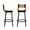 Honey, variant on Tcbosik 2 Pack Swivel Counter Bar Stools, Hand Woven Paper Rope Dining Barstools with Metal Frame for Kitchen Restaurant, Creamy White