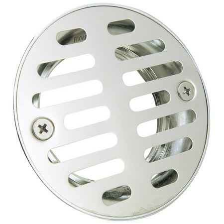 

Do it 2 In. Cast Brass Shower Drain with 3-1-2 In. Stainless Steel Strainer 415651 415651