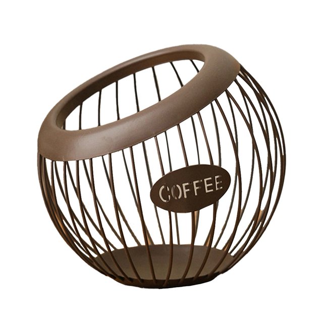 Mosiee Space Saving Coffee Pod Holder And Fruit Basket Combo For Home Or Office