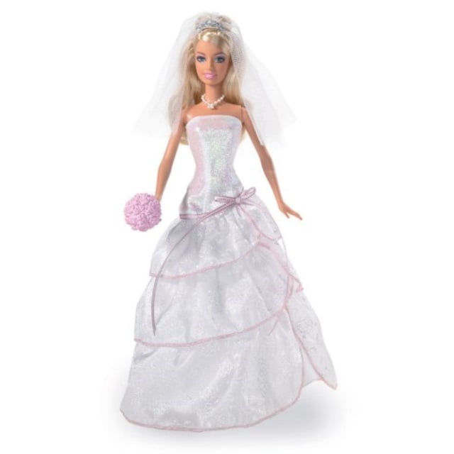 barbie wedding dress walmart