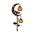 thumbnail image 2 of Solar Halloween Garden Stake Light, No Wiring Solar Powered Yard Stake Light, Versatile Halloween Decor for Garden Pathway Patio （Bat）, 2 of 7
