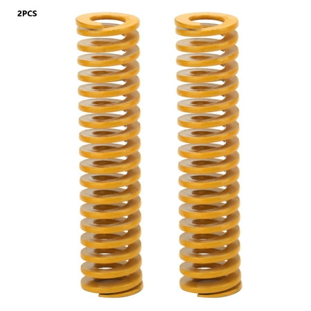 

2pcs OD 12mm ID 6mm Extra Light Load Mould Die Spring Yellow (TF12*50mm)