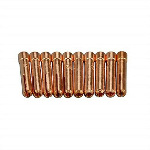 TIG Collets 13N23 (3/32" & 2.4mm Orifice) Fit DB PTA SR WP 9 20 25 TIG Welding Torch 10pk