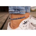 thumbnail image 1 of (Azul-blanco)Pulsera tobillera para hombre y mujer - boho hippie - complementos de playa y festival - hecha a mano - 100% algodón ecológico, impermeable y ajustable, 1 of 5