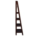 thumbnail image 4 of Linon Acadia Ladder Bookshelf, Espresso, 4 of 8