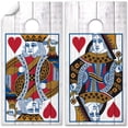 thumbnail image 3 of Cornhole Board Wraps and Decals for Boards Set of 2 Skins Professional Vinyl Covers Sticker - King and Queen of Hearts Wooden Style Cornhole Decal for Boards Covers Sticker Cornhole Vinyl Wraps, 3 of 6