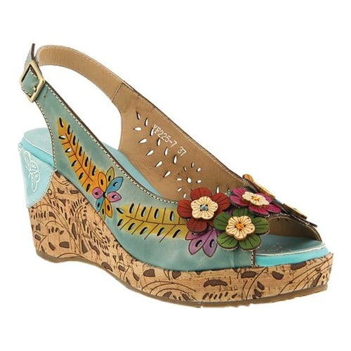 LArtiste by Spring Step Womens Style TUTTIFRUTTI Leather Sandal