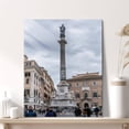 thumbnail image 4 of HelloGlass Tempered Glass Wall Art Decor Column în the Spanish square Piazza di Spagna in Rome Italy Prints On Glass Paingting Picture Modern Artworks For Living Room Bedroom Office 20x16inch, 4 of 9