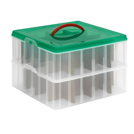UPC 884408011772 product image for 2 Layer Snap 'N Stack Seasonal Ornament Storage | upcitemdb.com