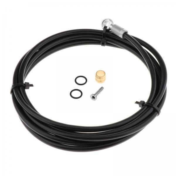 2x Cubierta de carcasa de Aceite de Manguera Hidráulica de BH90 Accesorio de Lengüeta de Manguera de Inserción de Oliva DYNWAVEMX Tubo de aceite de freno de bicicleta
