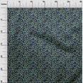 thumbnail image 2 of oneOone Viscose Jersey Fabric Dot & Floral Artistic Print Sewing Fabric BTY 60 Inch Wide, 2 of 4