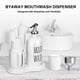 thumbnail image 4 of Dispensador de enjuague bucal BYAWAY con portavasos y 14 tazas, color blanco, 4 of 7