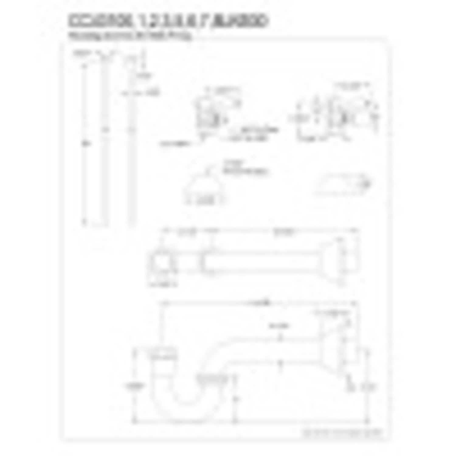 Kingston Brass CC43102LKB30 Standard Mount Traditional Plumbing Sink Trim Kit with P-Trap, Polished Brass