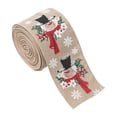 thumbnail image 2 of Shangren Christmas Ribbon Decoration Garland Burlap Ribbon Greeting Cards Tree Rattan for Snowman, 2 of 8
