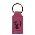 thumbnail image 3 of Keychain - Rectangle - Artemis - Leather, 3 of 4