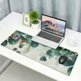 thumbnail image 6 of Shangniulu Eucalyptus Leaf Large Mouse Pad Watercolor Flowers Mouse Pad XL ,Spring/Summer Extended Keyboard Mat with Precision Stitched Edges and Non-Slip Rubber 31.5x11.8 in, 6 of 6